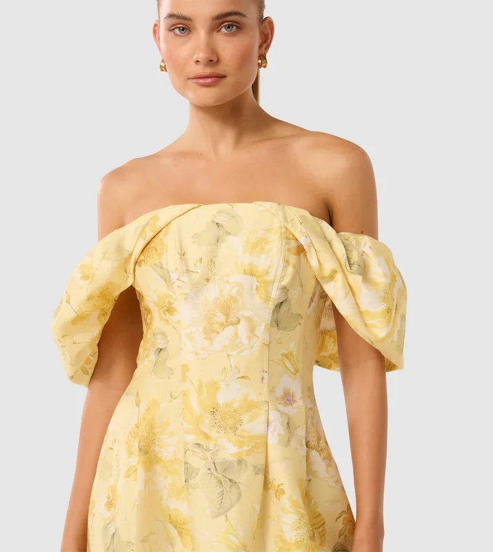 forever new  JACQUIE Off Shoulder Mini Dress for Women | Best Price UAE